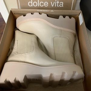 Dolce Vita Ivory sock boots size 6.5